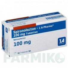 СПИРОНОЛАКТОН (SPIRONOLACTON) 100 мг таблетки 50 шт - Спиронолактон 1 A PHARMA