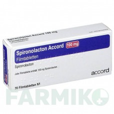 СПІРОНОЛАКТОН (SPIRONOLACTON) 100 мг таблетки 20 шт - Спіронолактон ACCORD HEALTHCARE