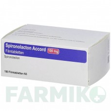 СПІРОНОЛАКТОН (SPIRONOLACTON) 100 мг таблетки 100 шт - Спіронолактон ACCORD HEALTHCARE