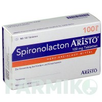 СПИРОНОЛАКТОН (SPIRONOLACTON) 100 мг таблетки 20 шт - Спиронолактон ARISTO PHARMA