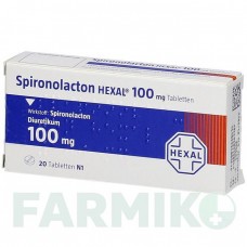 СПИРОНОЛАКТОН (SPIRONOLACTON) 100 мг таблетки 20 шт - Спиронолактон HEXAL