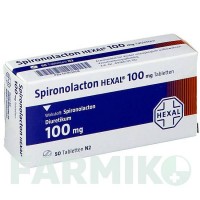 СПИРОНОЛАКТОН (SPIRONOLACTON) 100 мг таблетки 50 шт - Спиронолактон HEXAL