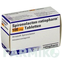 СПІРОНОЛАКТОН (SPIRONOLACTON) 100 мг таблетки 100 шт - Спіронолактон RATIOPHARM