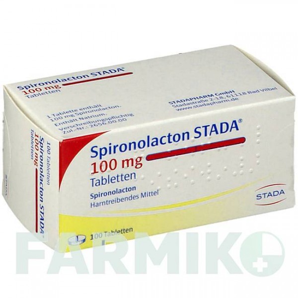 СПИРОНОЛАКТОН (SPIRONOLACTON) 100 мг таблетки 100 шт - Спиронолактон STADAPHARM