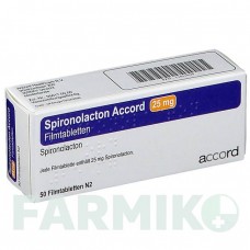 СПІРОНОЛАКТОН (SPIRONOLACTON) 25 мг таблетки 50 шт - Спіронолактон ACCORD HEALTHCARE