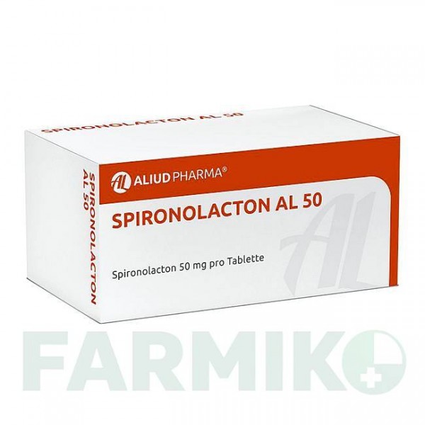 СПІРОНОЛАКТОН (SPIRONOLACTON) 50 таблетки 20 шт - Спіронолактон ALIUD PHARMA