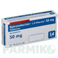СПИРОНОЛАКТОН (SPIRONOLACTON) 50 мг таблетки 20 шт - Спиронолактон 1 A PHARMA