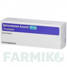 СПІРОНОЛАКТОН (SPIRONOLACTON) 50 мг таблетки 50 шт - Спіронолактон ACCORD HEALTHCARE