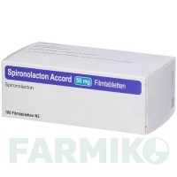 СПІРОНОЛАКТОН (SPIRONOLACTON) 50 мг таблетки 100 шт - Спіронолактон ACCORD HEALTHCARE