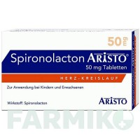 СПИРОНОЛАКТОН (SPIRONOLACTON) 50 мг таблетки 100 шт - Спиронолактон ARISTO PHARMA