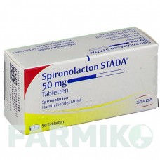 СПИРОНОЛАКТОН (SPIRONOLACTON) 50 мг таблетки 50 шт - Спиронолактон STADAPHARM