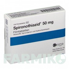 СПИРОНОТИАЗИД (SPIRONOTHIAZID) 50 мг таблетки 100 шт - Спиронолактон, Гидрохлоротиазид DESMA