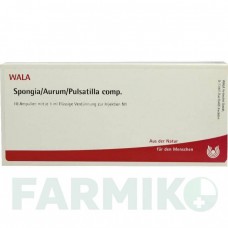 СПОНГИЯ АУРУМ (SPONGIA AURUM) ампулы 10x1 мл - Гомеопатия WALA HEILMITTEL