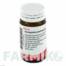 СПОНГИЯ АУРУМ (SPONGIA AURUM) глобули 20 г - Гомеопатия WALA HEILMITTEL