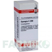 СПОНДЖИЯ (SPONGIA) C 200 глобули 10 г - Гомеопатия DHU