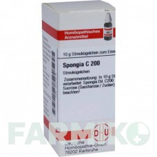 СПОНДЖИЯ (SPONGIA) C 200 глобули 10 г - Гомеопатия DHU
