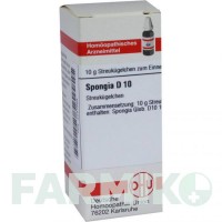 СПОНДЖИЯ (SPONGIA) D 10 глобули 10 г - Гомеопатия DHU