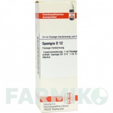 СПОНДЖИЯ (SPONGIA) D 12 раствор 20 мл - Гомеопатия DHU