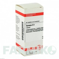СПОНДЖИЯ (SPONGIA) D 3 таблетки 80 шт - Гомеопатия DHU