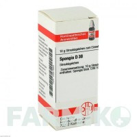 СПОНДЖИЯ (SPONGIA) D 30 глобули 10 г - Гомеопатія DHU