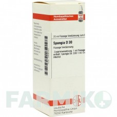 СПОНДЖИЯ (SPONGIA) D 30 раствор 20 мл - Гомеопатия DHU