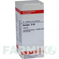 СПОНДЖИЯ (SPONGIA) D 30 таблетки 80 шт - Гомеопатия DHU