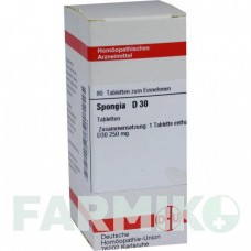 СПОНДЖИЯ (SPONGIA) D 30 таблетки 80 шт - Гомеопатия DHU