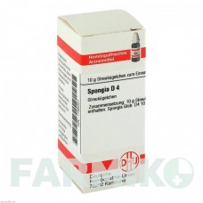 СПОНДЖИЯ (SPONGIA) D 4 глобули 10 г - Гомеопатия DHU