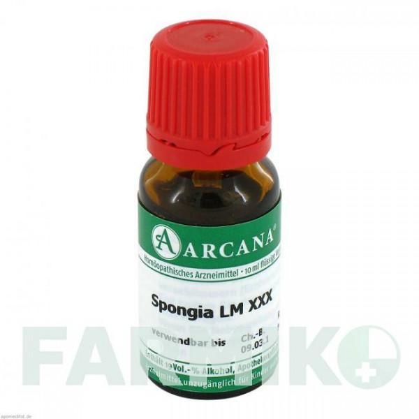 СПОНДЖИЯ (SPONGIA) LM 30 раствор 10 мл - Гомеопатия ARCANA DR.SEWERIN