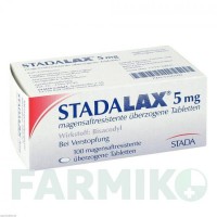 СТАДАЛАКС (STADALAX) 5 мг таблетки 100 шт - Бисакодил STADA