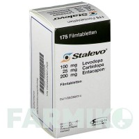 СТАЛЕВО (STALEVO) 100 мг/25 мг/200 мг таблетки 175 шт - Леводопа, Карбидопа, Энтакапон ORION