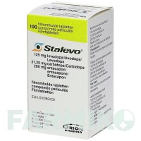 СТАЛЕВО (STALEVO) 125 мг/31,25 мг/200 мг таблетки 100 шт - Леводопа, Карбідопа, Ентакапон CC PHARMA