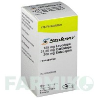СТАЛЕВО (STALEVO) 125 мг/31,25 мг/200 мг таблетки 175 шт - Леводопа, Карбідопа, Ентакапон ORION