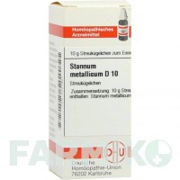 СТАННУМ МЕТАЛІКУМ (STANNUM METALLICUM) D 10 глобули 10 г - Гомеопатія DHU
