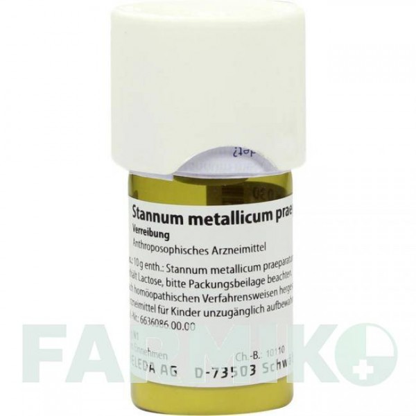 СТАННУМ МЕТАЛЛИКУМ (STANNUM METALLICUM) D 30 тритурация 20 г - Гомеопатия WELEDA