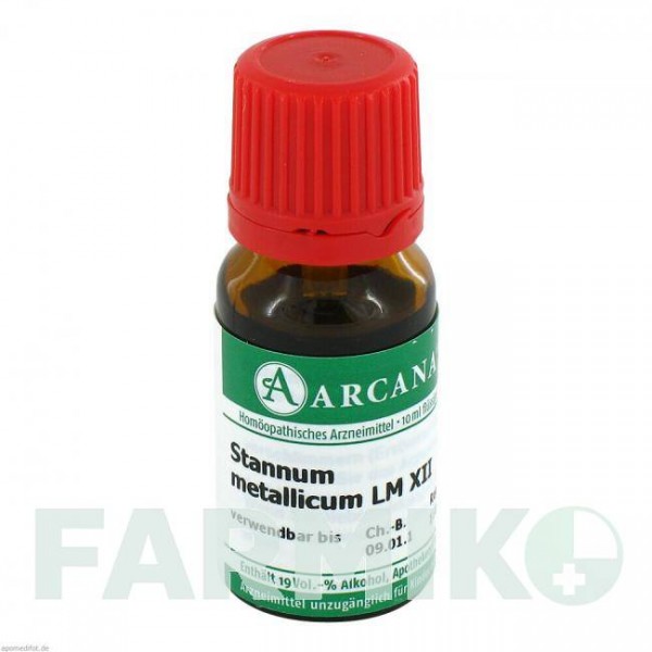 СТАННУМ МЕТАЛЛИКУМ (STANNUM METALLICUM) LM 12 раствор 10 мл - Гомеопатия ARCANA DR.SEWERIN