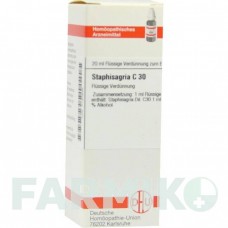 СТАФИЗАГРИЯ (STAPHISAGRIA) C 30 раствор 20 мл - Гомеопатия DHU