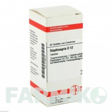 СТАФИЗАГРИЯ (STAPHISAGRIA) D 12 таблетки 80 шт - Гомеопатия DHU