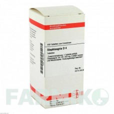 СТАФИЗАГРИЯ (STAPHISAGRIA) D 4 таблетки 200 шт - Гомеопатия DHU