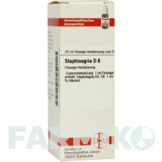 СТАФИЗАГРИЯ (STAPHISAGRIA) D 8 раствор 20 мл - Гомеопатия DHU