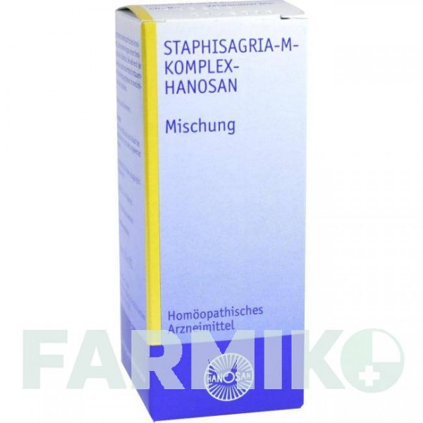 СТАФИЗАГРИЯ (STAPHISAGRIA) капли 50 мл - Гомеопатия HANOSAN