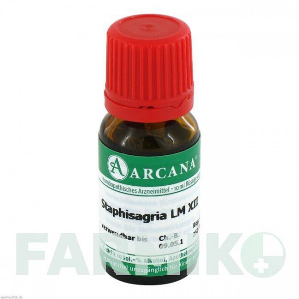 СТАФІЗАГРІЯ (STAPHISAGRIA) LM 12 розчин 10 мл - Гомеопатія ARCANA DR.SEWERIN