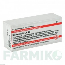 СТАФІЗАГРІЯ (STAPHISAGRIA) LM XII глобули 5 г - Гомеопатія DHU
