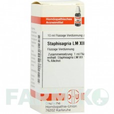 СТАФИЗАГРИЯ (STAPHISAGRIA) LM XII раствор 10 мл - Гомеопатия DHU
