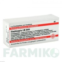 СТАФИЗАГРИЯ (STAPHISAGRIA) LM XVIII глобули 5 г - Гомеопатия DHU