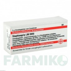СТАФІЗАГРІЯ (STAPHISAGRIA) LM XVIII глобули 5 г - Гомеопатія DHU