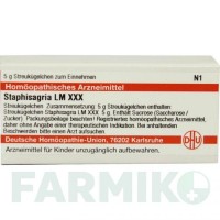 СТАФІЗАГРІЯ (STAPHISAGRIA) LM XXX глобули 5 г - Гомеопатія DHU
