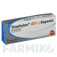 СТАФІЛЕКС (STAPHYLEX) 500 мг капсули 20 шт - Флуклоксацилін PUREN PHARMA