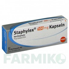 СТАФИЛЕКС (STAPHYLEX) 500 мг капсулы 20 шт - Флуклоксациллин PUREN PHARMA