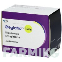 СТЕГЛАТРО (STEGLATRO) 15 мг таблетки 98 шт - Ертугліфлозин MSD